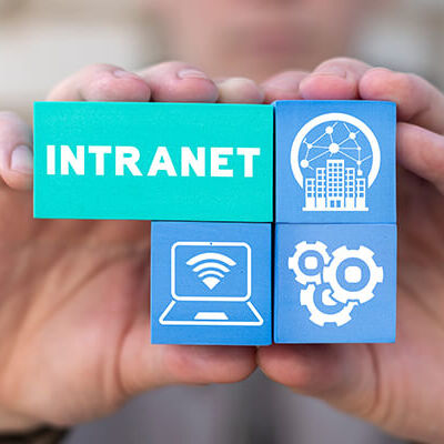 Intranet technology concept